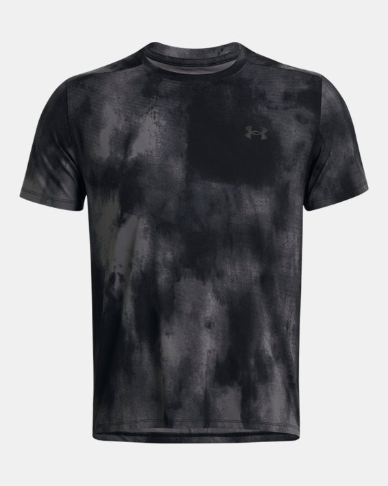 Men's UA Launch Elite Wash Short Sleeve in Black image number 3